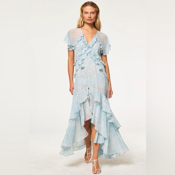 Misa Los Angeles Dresses & Skirts - Misa Katia Dress- Azure Blue